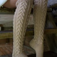 vintage woolen long socks